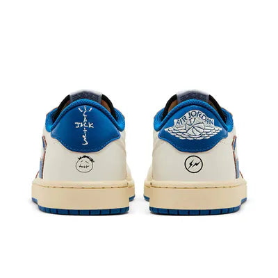 Jordan 1 Retro Low OG SP Fragment x Travis Scott Sail Military Blue