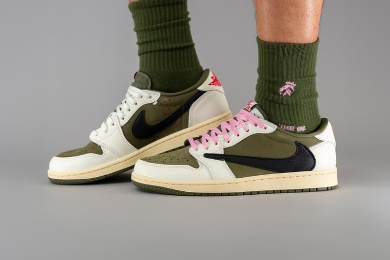 Nike Air Jordan 1 Low Travis Scott Mitteloliv
