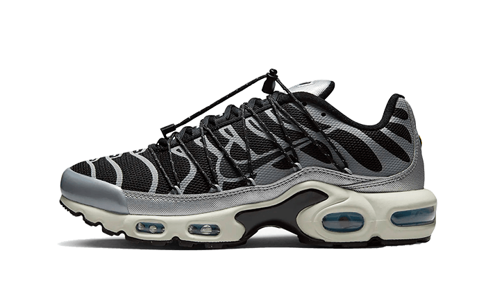 Nike Air Max Plus Schnürsenkel mit Knebelverschluss Schwarz Grau