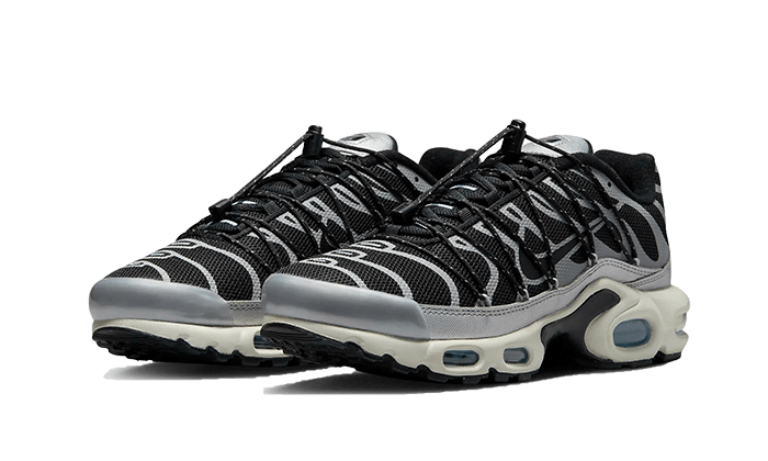 Nike Air Max Plus Schnürsenkel mit Knebelverschluss Schwarz Grau