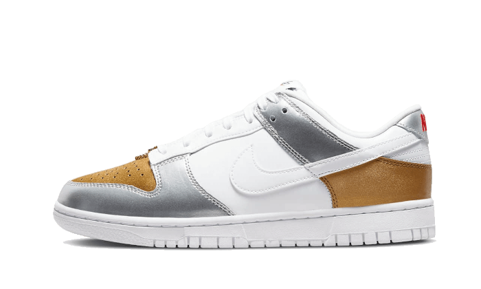 Nike Dunk Low Gold Silber