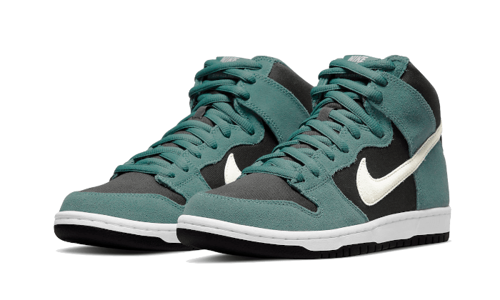 Nike SB Dunk High Grünes Wildleder