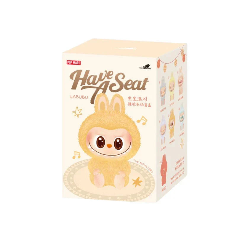 Pop Mart THE MONSTERS Labubu - Have a Seat Vinyl Plush Blind Box