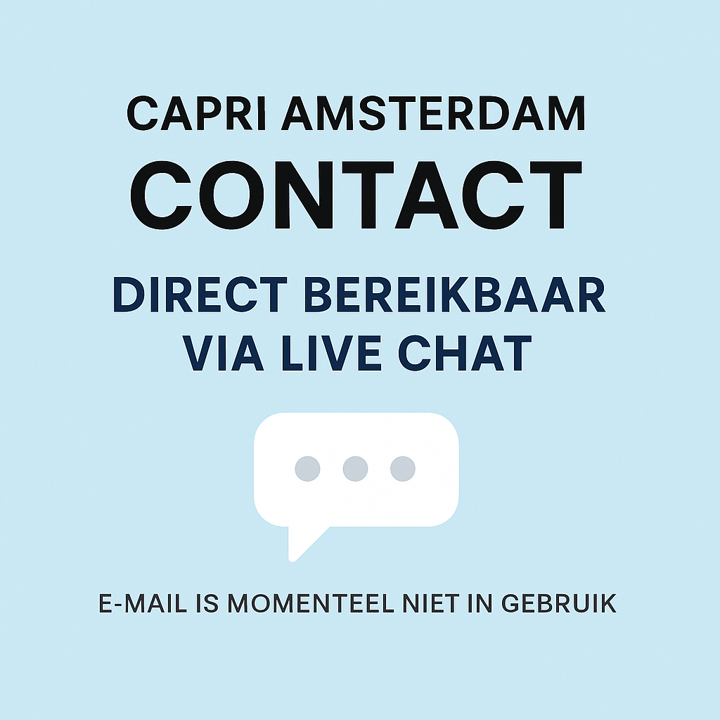Capri Amsterdam contact – zo werkt het