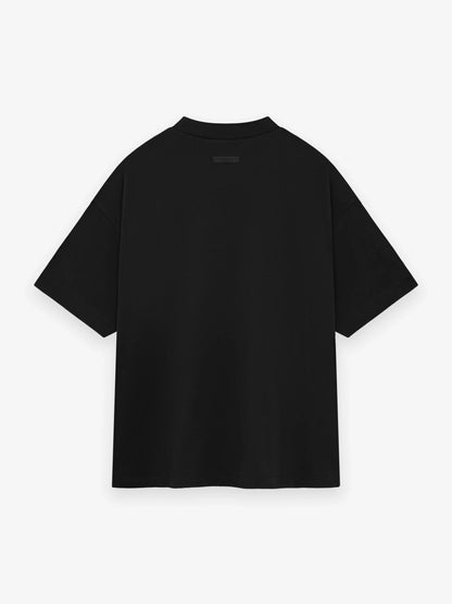 Fear of God Essentials FW24 Black Yellow T-shirt