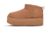 UGG Classic Ultra Mini Plateau-Stiefel in Kastanienbraun