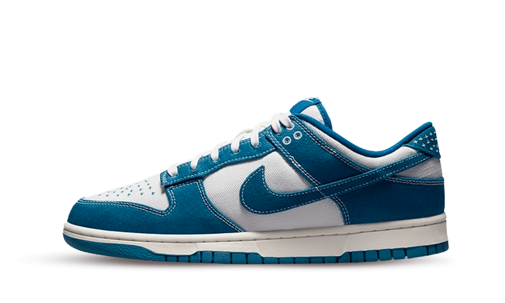 Nike Dunk Low Industrielles Blau Sashiko