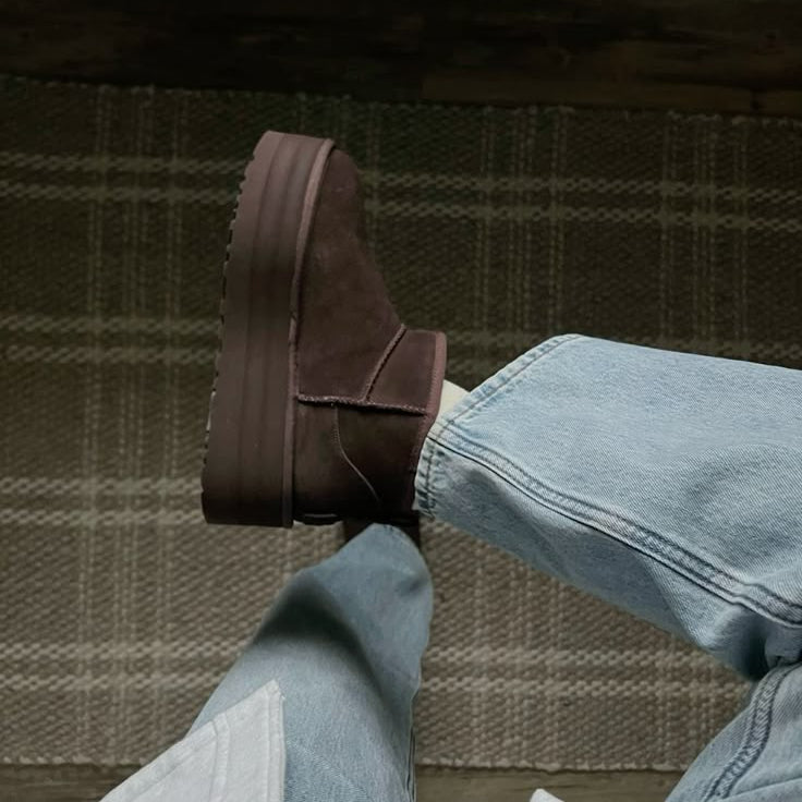 UGG Classic Ultra Mini Plateausohle Burnt Cedar