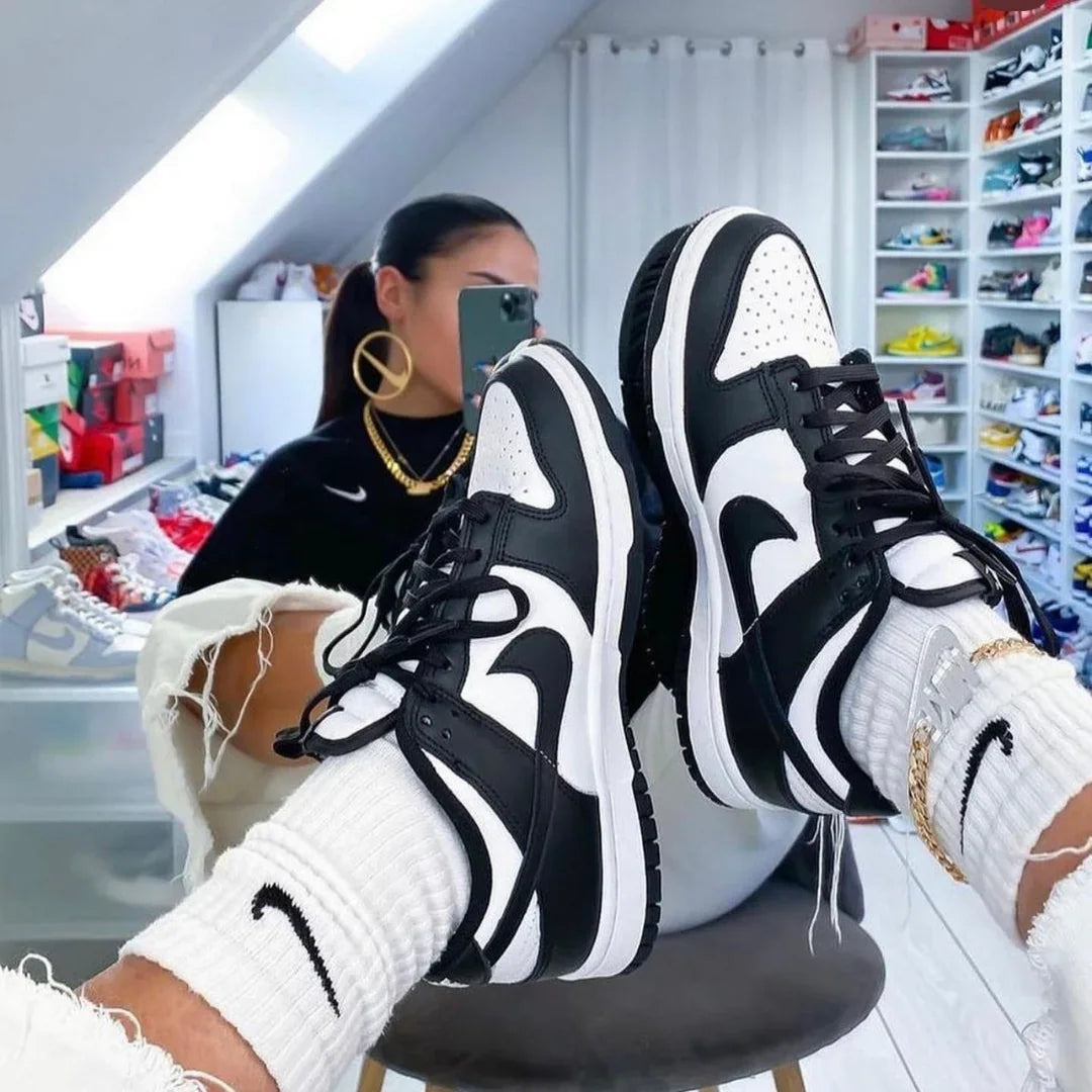 Nike Dunk Low Retro Weiß Schwarz