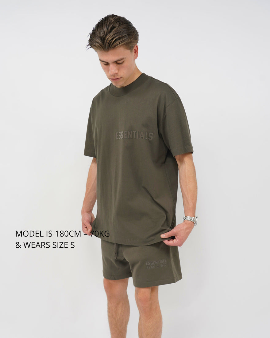Fear of God Essentials Off Black Summer Set