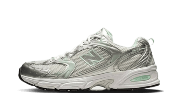 New Balance 530 White Cosmic Jade detail 1