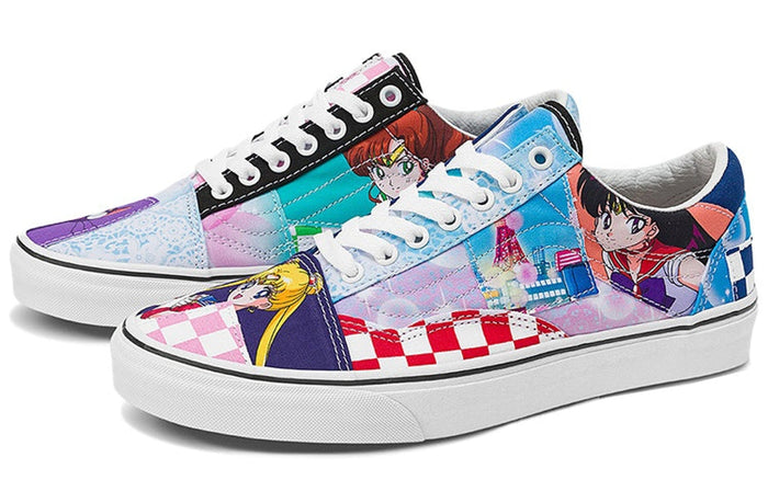 Vans Old Skool Patchwork Pretty Guardian Sailor Moon detail 2
