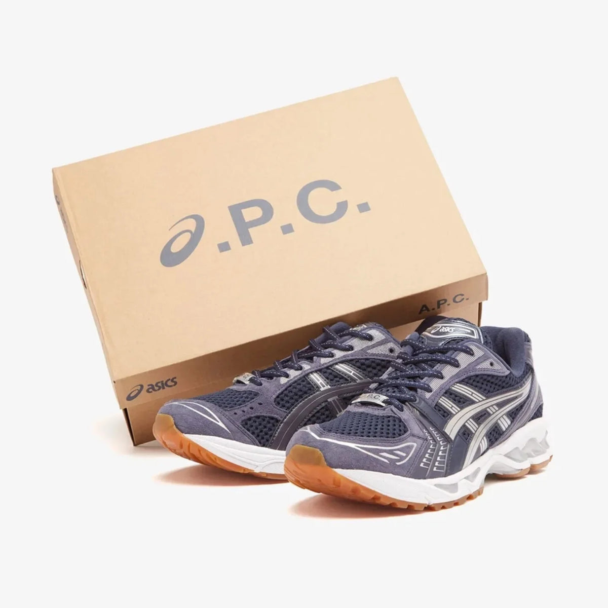 APC x ASICS Gel-Kayano 14 Marineblau