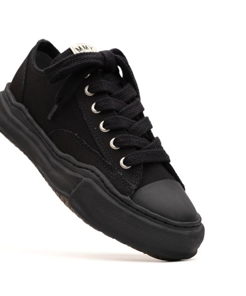Maison Mihara Yasuhiro Peterson OG Sole Canvas Low Schwarz Schwarz