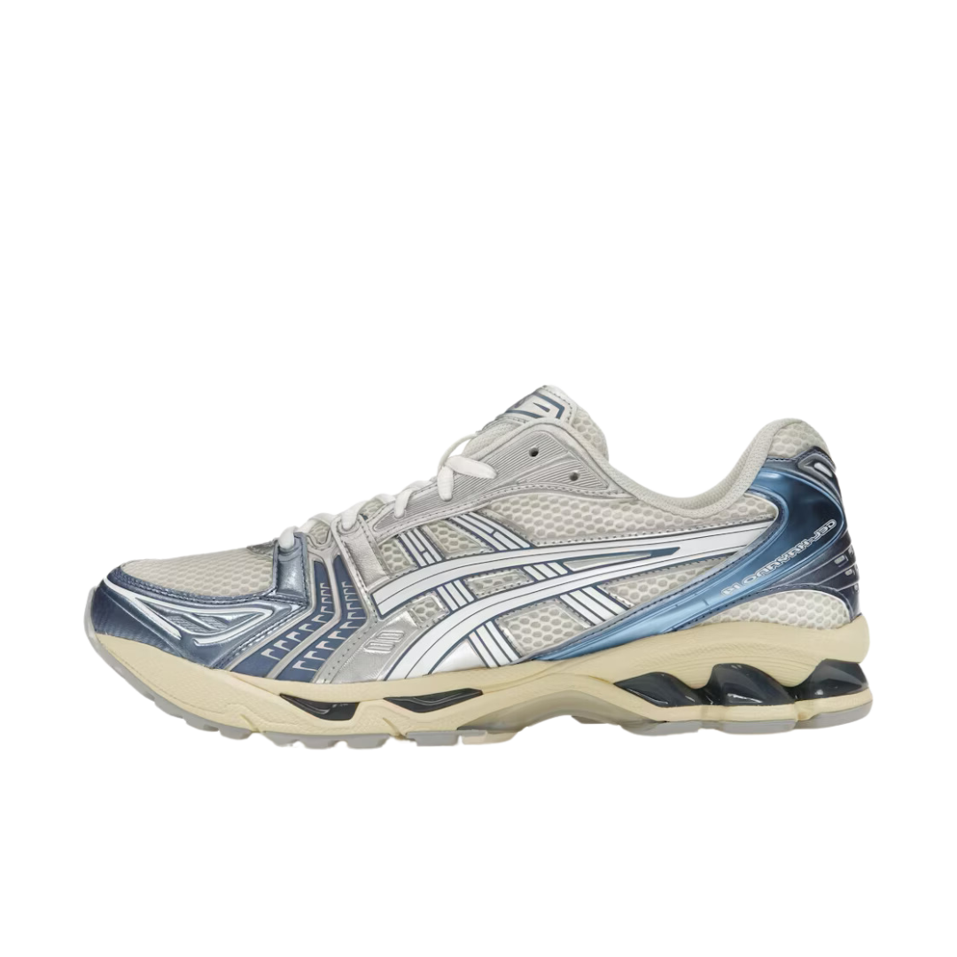 ASICS Gel-Kayano 14 Creme Metallic Blau