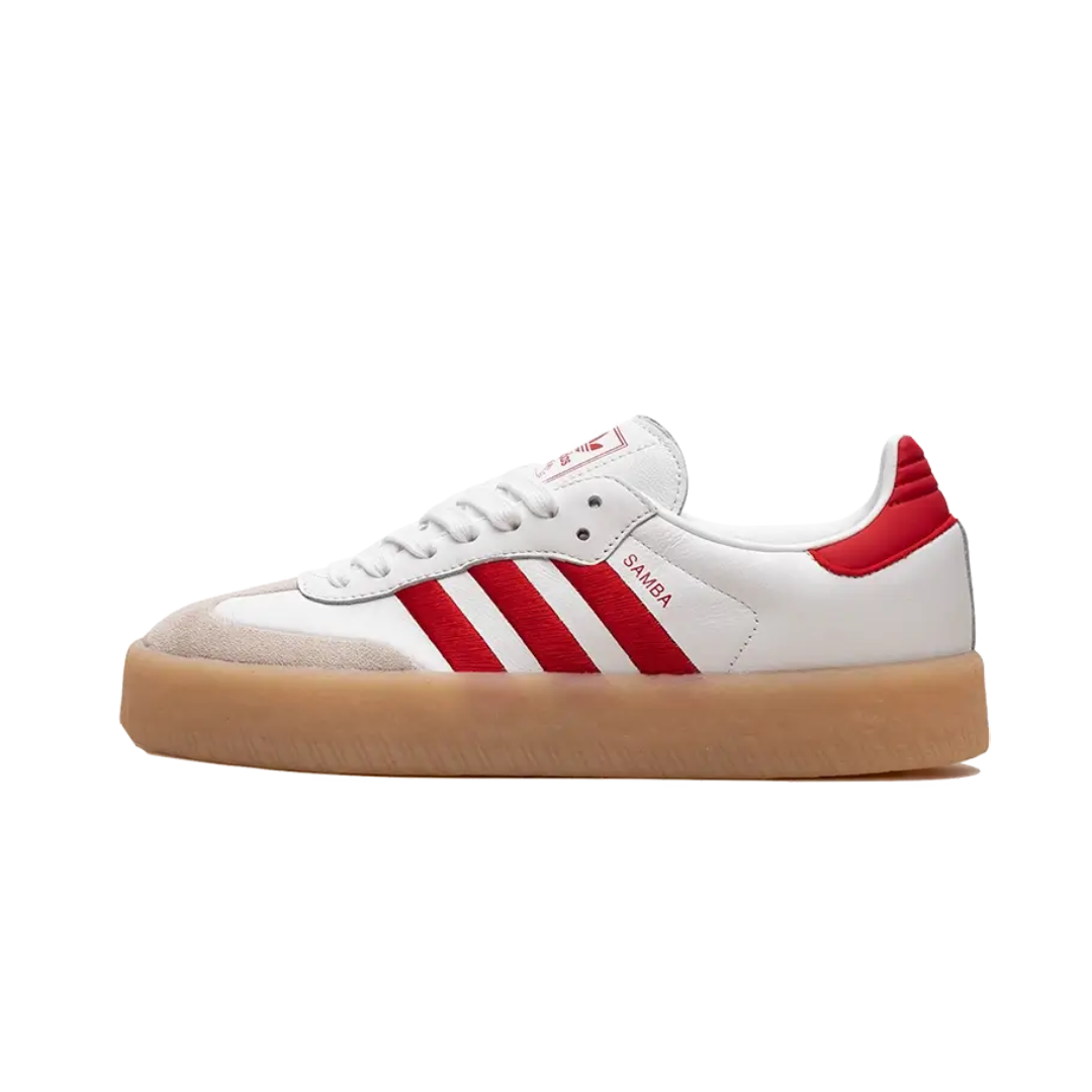 Adidas Samba Weiß Better Scarlet Gum