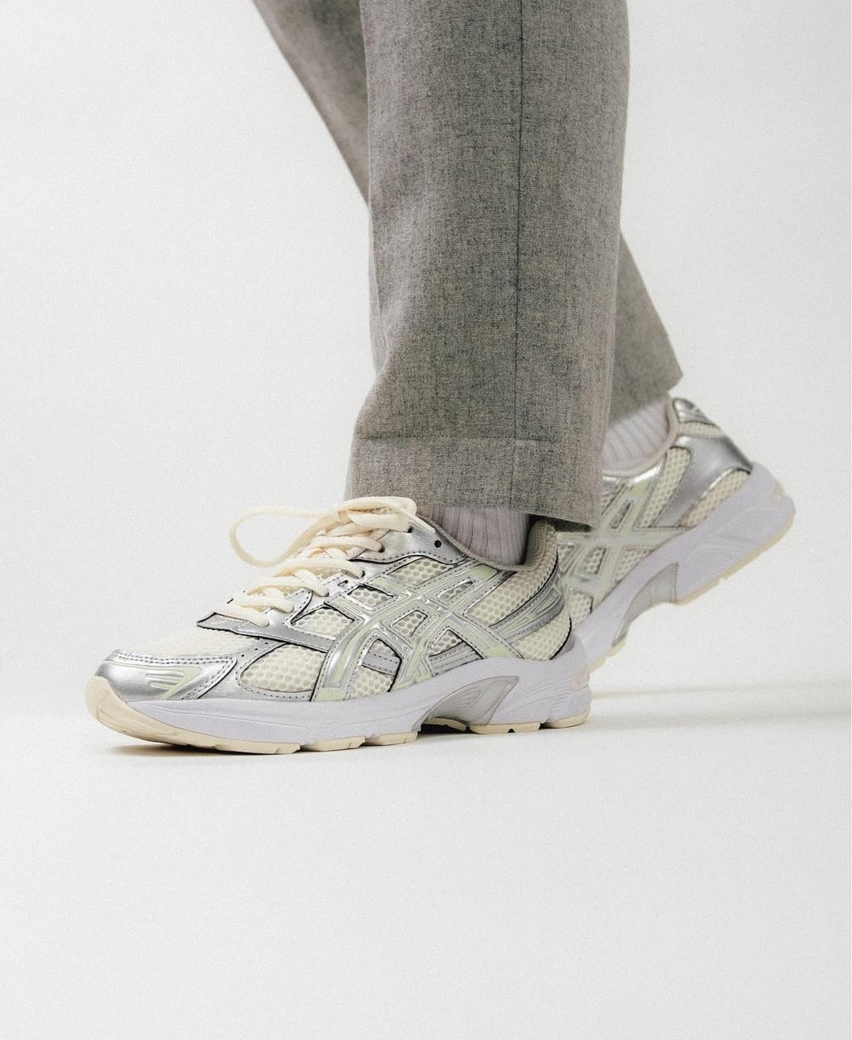 ASICS Gel-1130 Creme Pure Silver