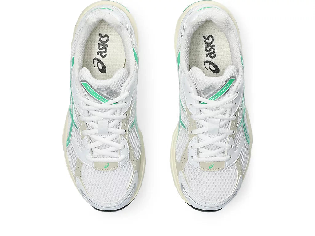 ASICS Gel-1130 White Malachite Green Off White Midsole (Women's)