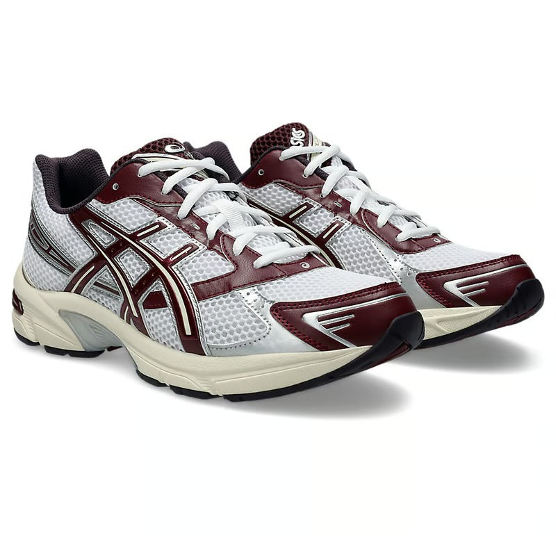 ASICS Gel-1130 White Maroon Banner