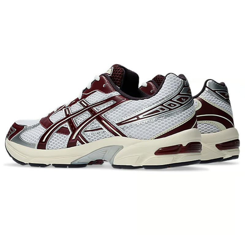 ASICS Gel-1130 White Maroon Banner