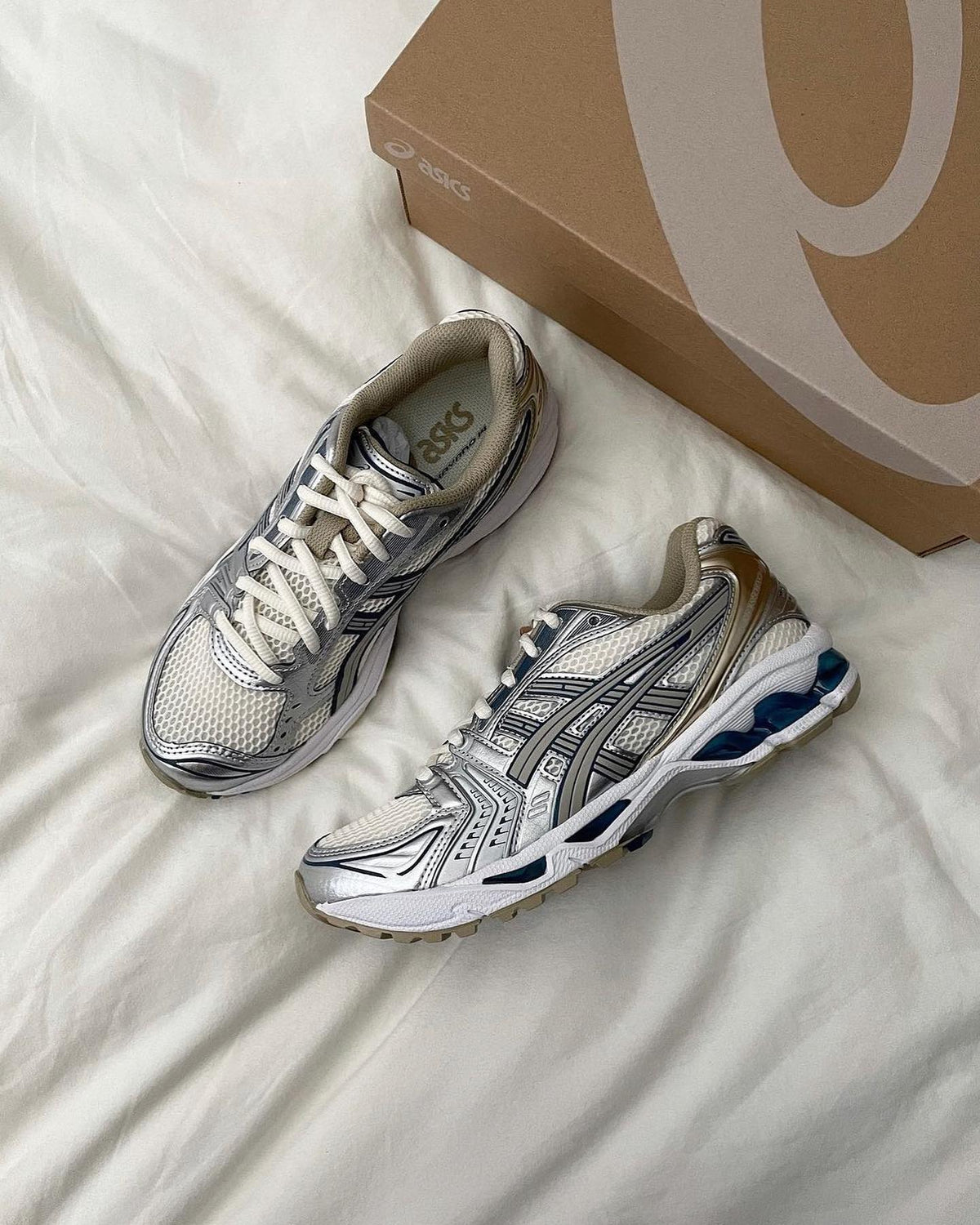 ASICS Gel-Kayano 14 Cream Pure Silver Champagne