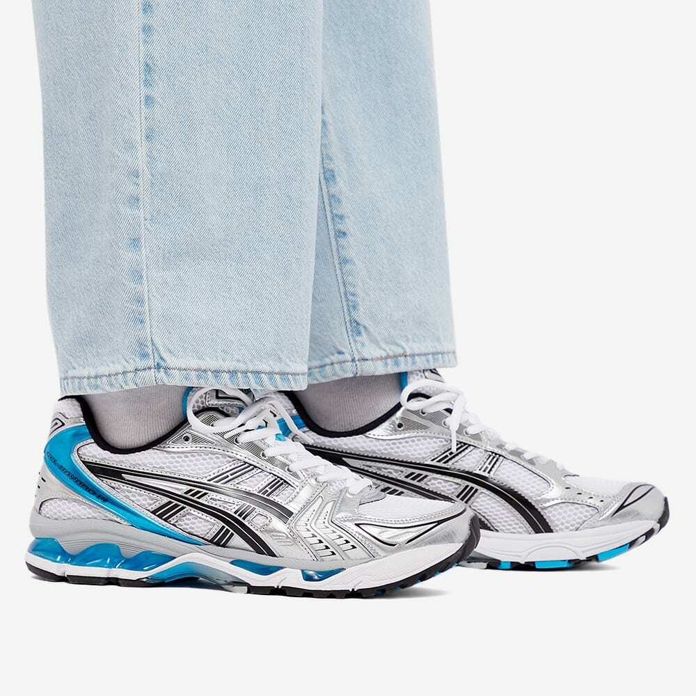 ASICS Gel-Kayano 14 Weiß Aizuri Blau (Damen)