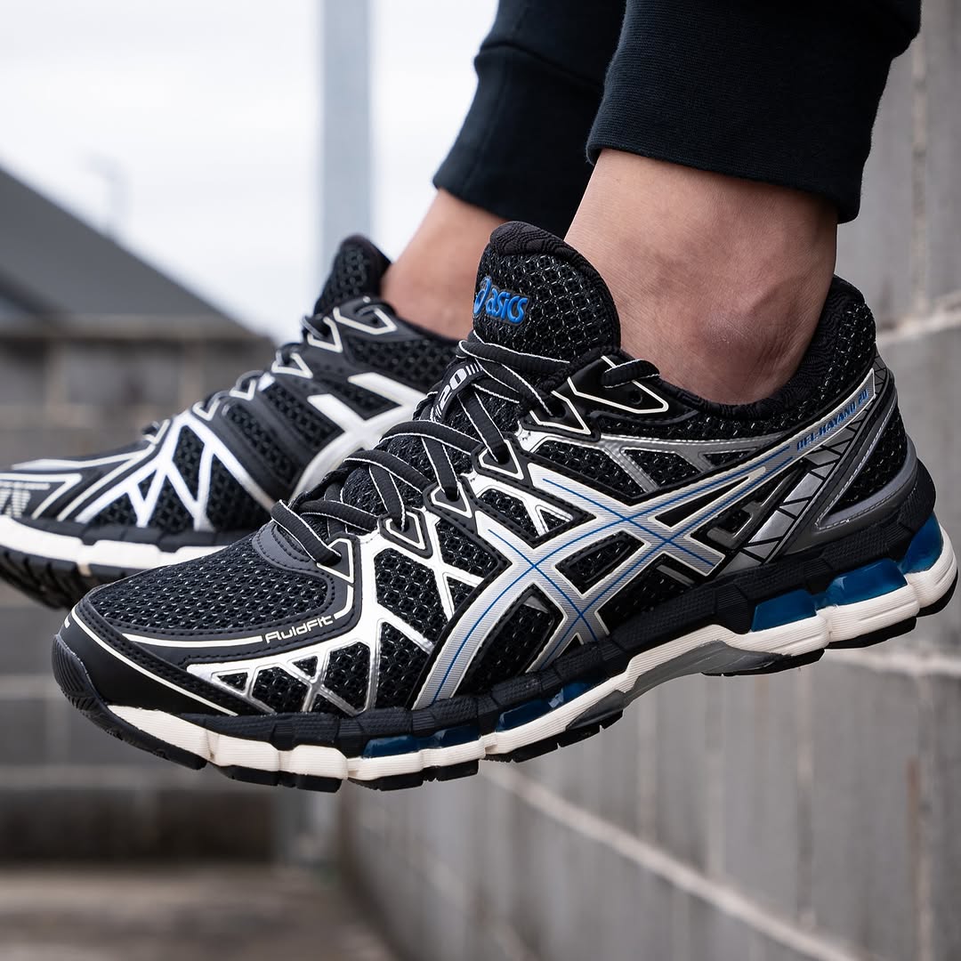ASICS Gel-Kayano 20 Schwarz Reines Silber