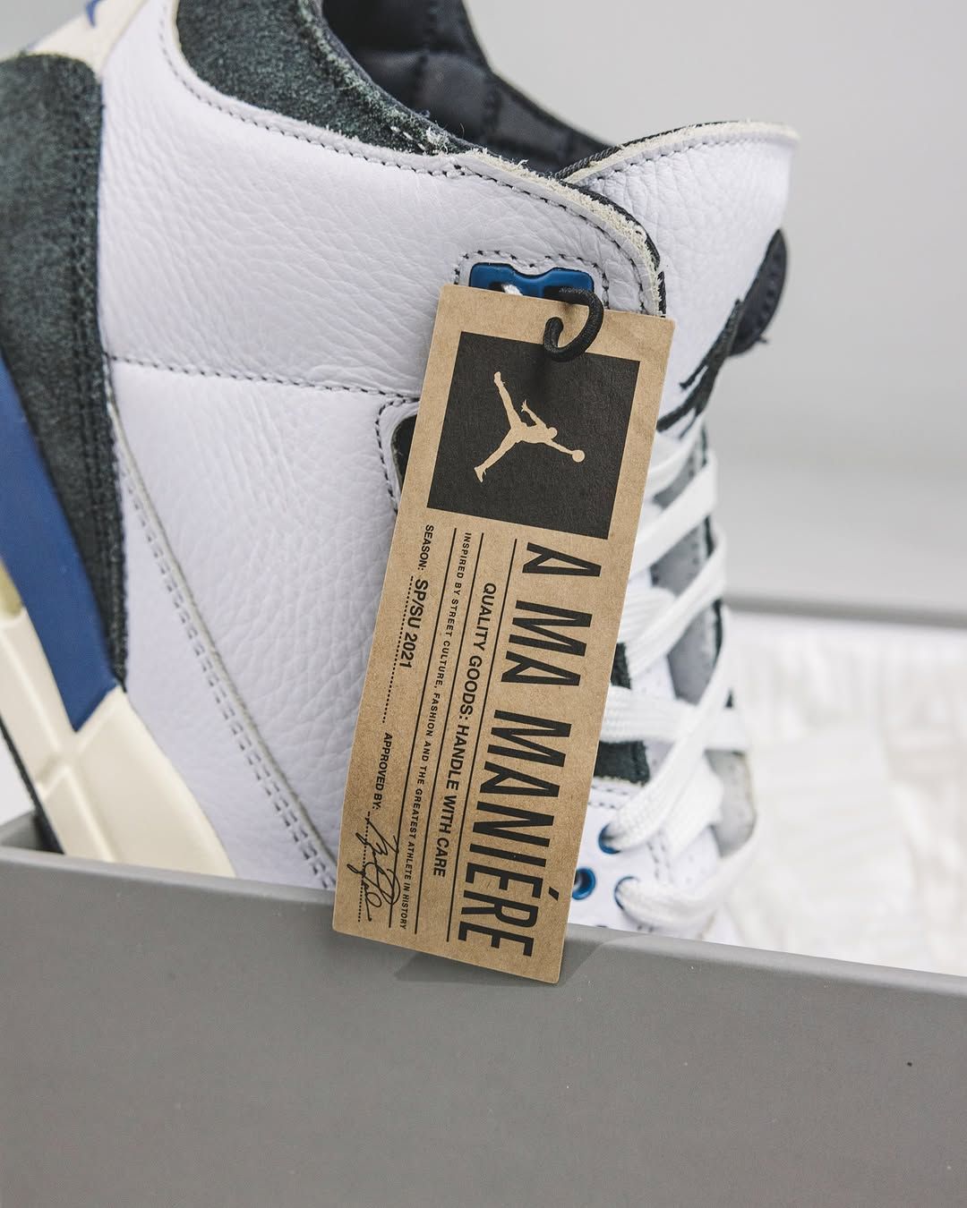 Ein Ma Maniére x Air Jordan 3 Diffused Blue