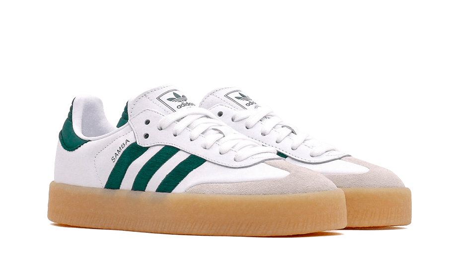 Adidas Samba Weiß Collegiate Grün Gummi