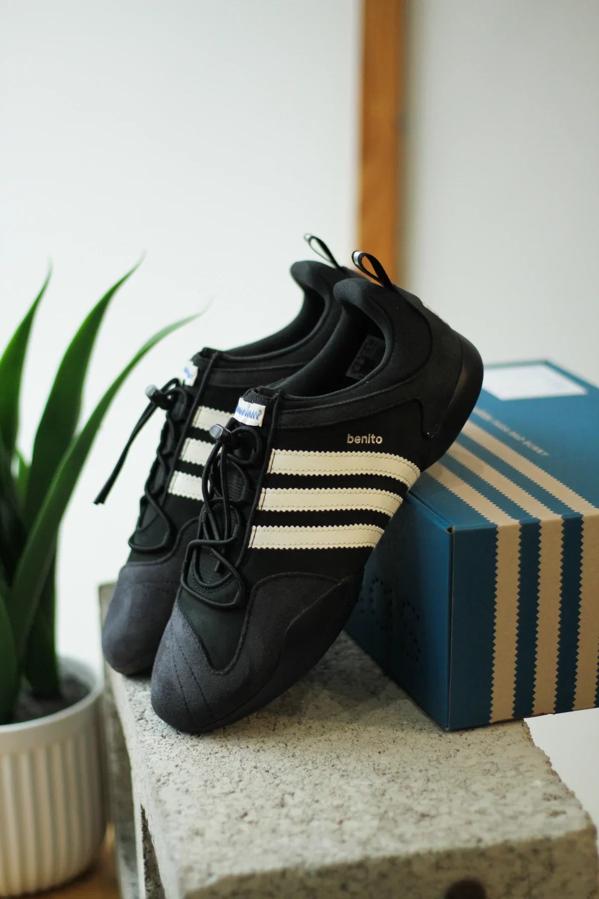 Adidas Ballerina Bad Bunny Schwarz Kreide