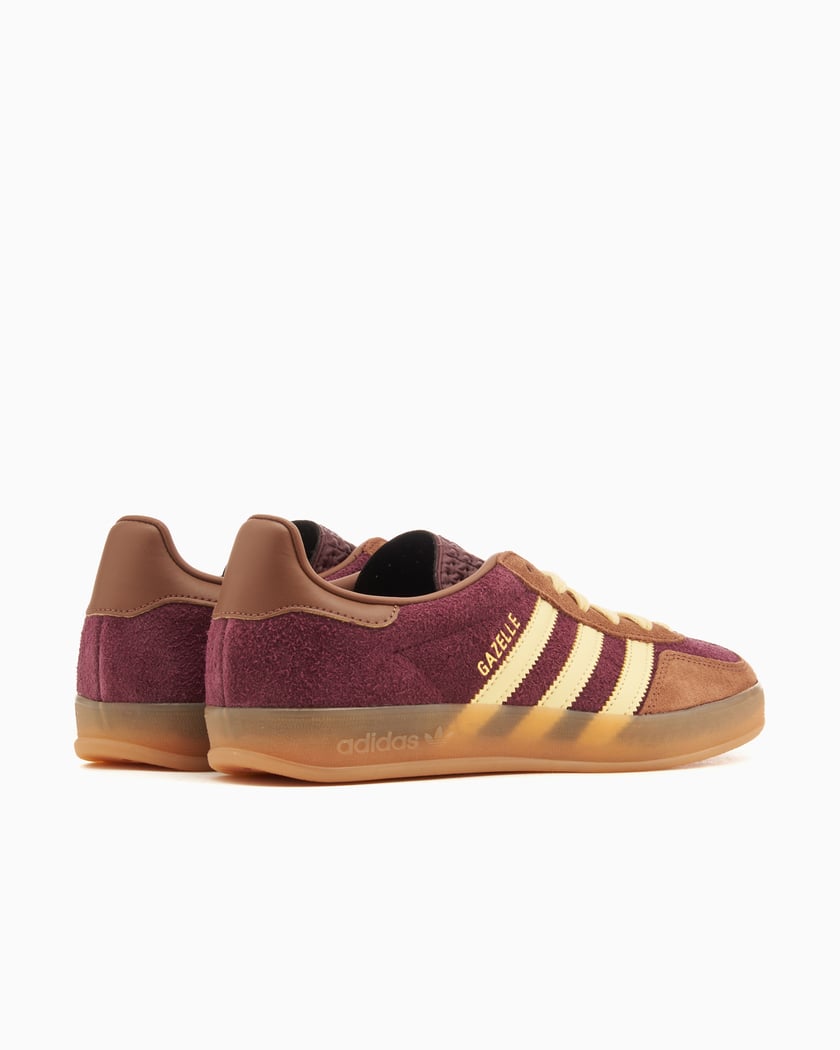 Adidas Gazelle Indoor Maroon Almost Yellow
