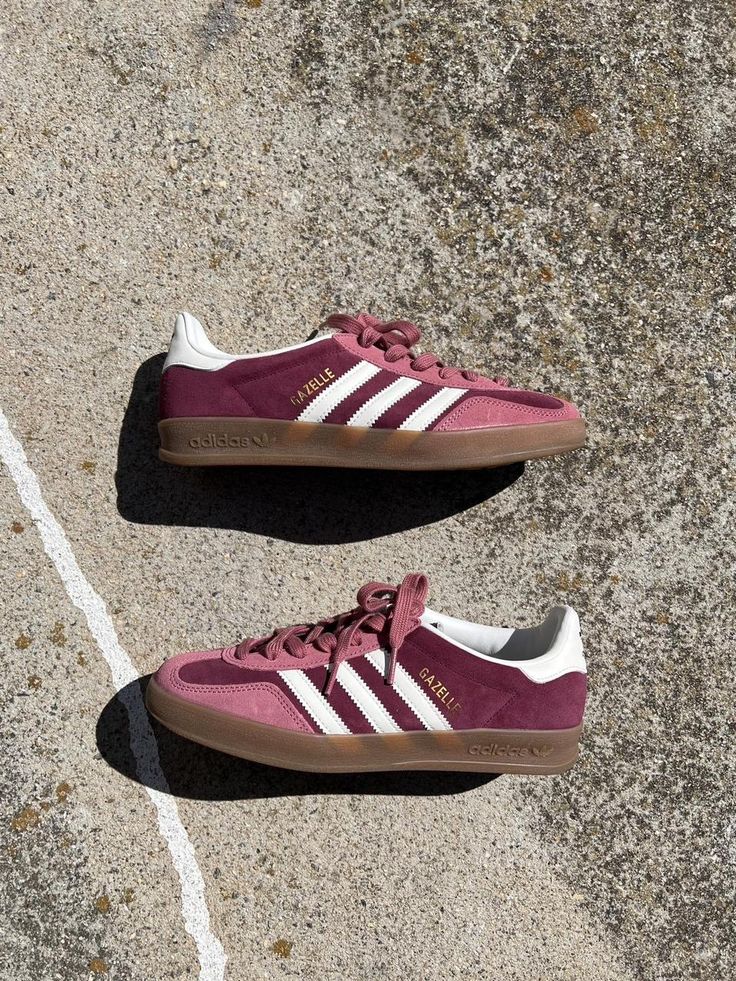Adidas Gazelle Indoor Maroon Preloved Crimson