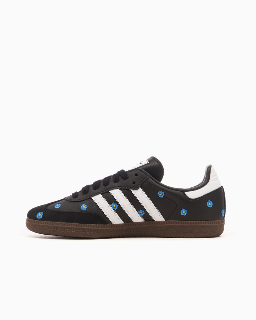 Adidas Samba Hellblau Floral Kernschwarz (Damen)