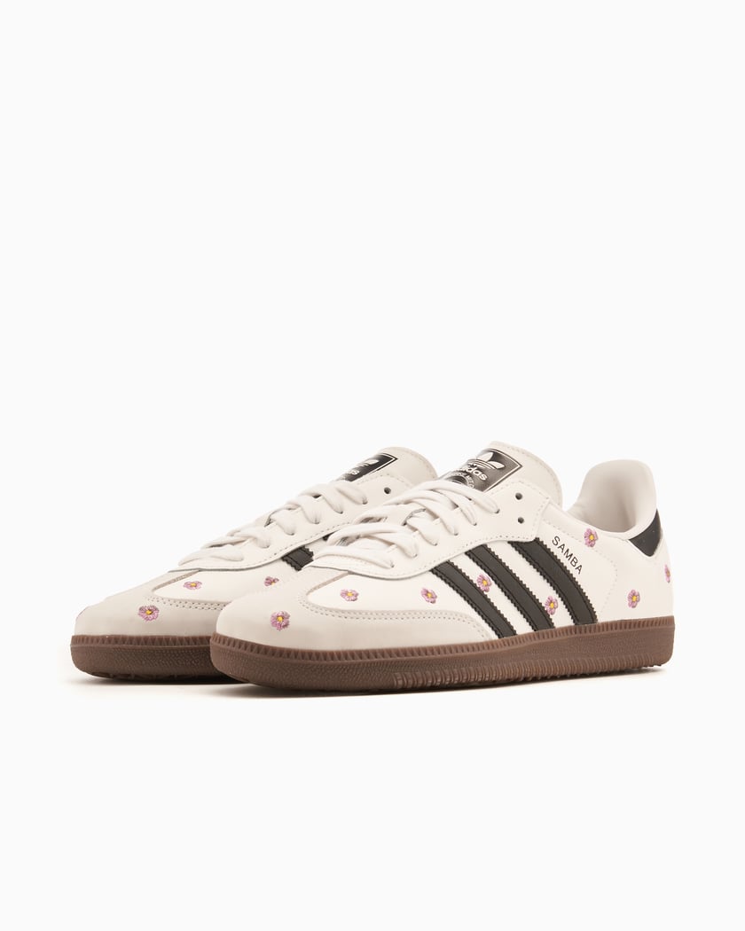 Adidas Samba Helllila Blumenmuster (Damen)