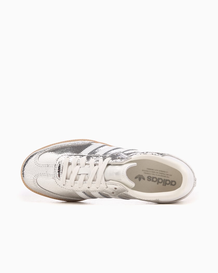 Adidas Samba OG Silber Metallic Cracked Leather
