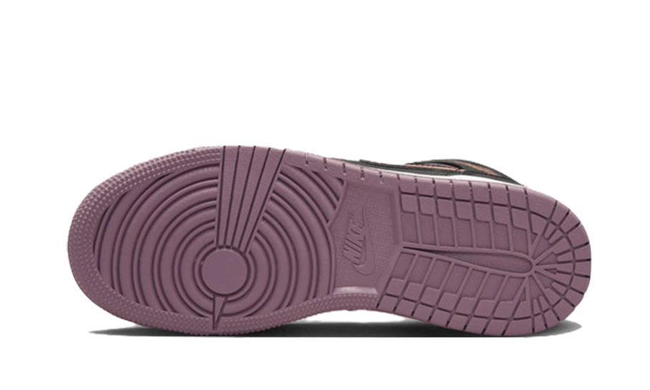Air Jordan 1 Mid Schwarzer Himmel J Mauve