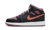 Air Jordan 1 Mid Schwarzer Himmel J Mauve