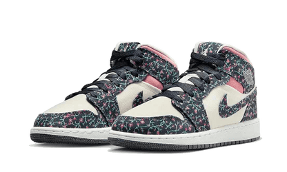 Air Jordan 1 Mid Floral Canvas