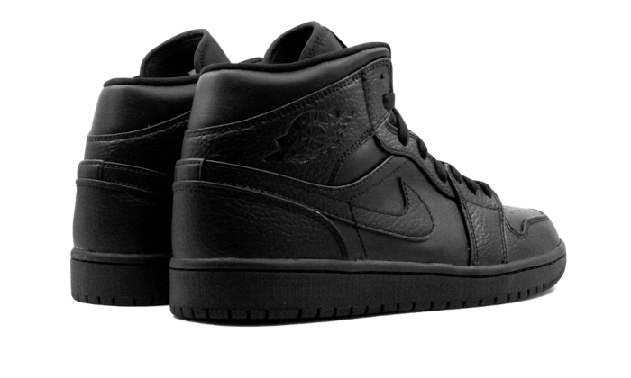 Air Jordan 1 Mid Triple Schwarz