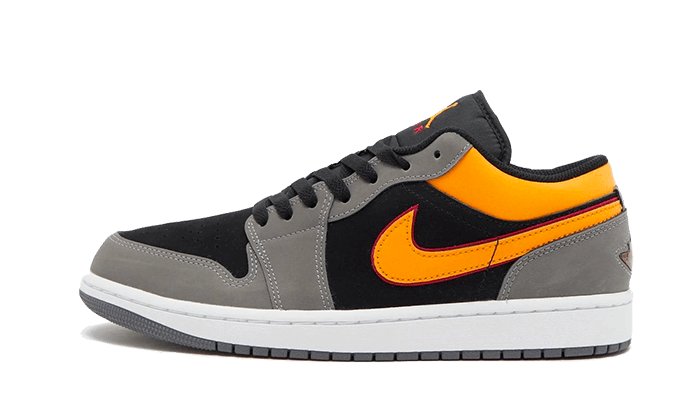 Air Jordan 1 Low Schwarz Leuchtendes Orange