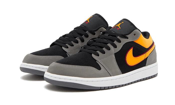 Air Jordan 1 Low Schwarz Leuchtendes Orange