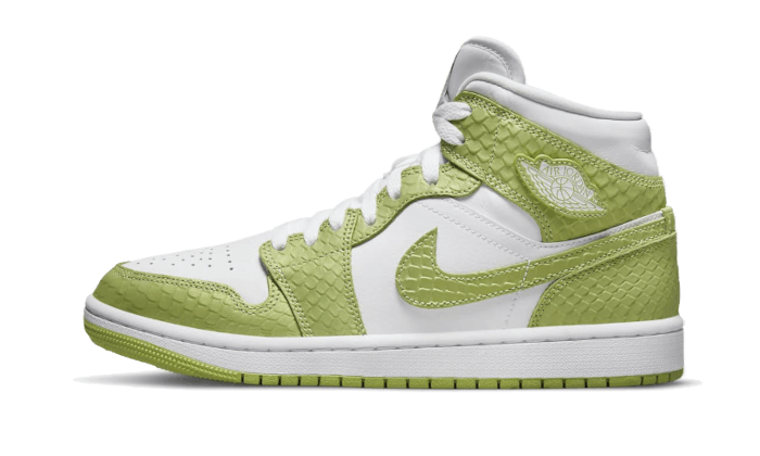 Air Jordan 1 Mid Grüne Python