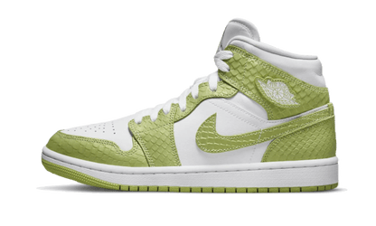Air Jordan 1 Mid Grüne Python