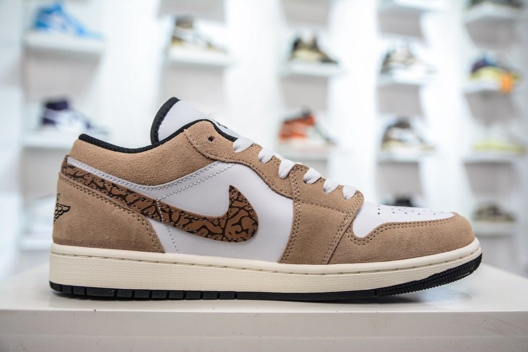 Air Jordan 1 Low SE Brauner Elefant