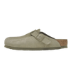 Birkenstock Boston Soft Footbed Suede Faded Khaki