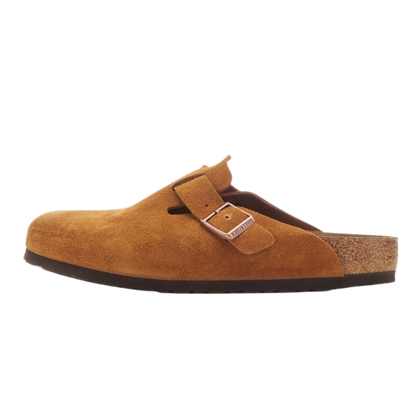 Birkenstock Boston Soft Footbed Suede Mink
