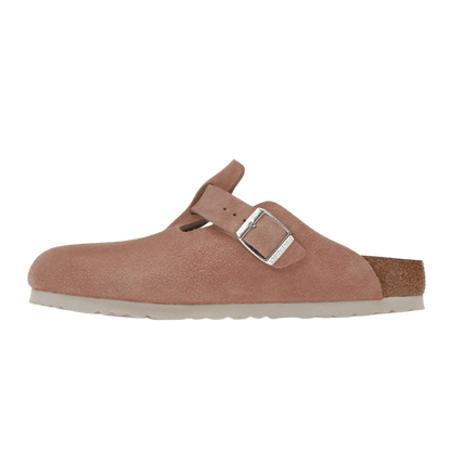 Birkenstock Boston Soft Footbed Suede Pink Clay