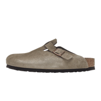 Birkenstock Boston Soft Footbed Suede Taupe