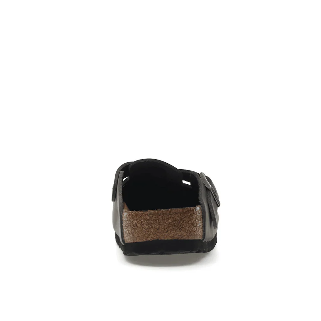 Birkenstock Boston Soft Footbed, geöltes Leder, Eisengrau