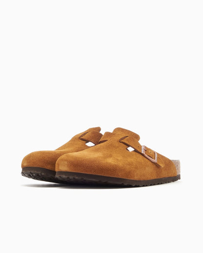 Birkenstock Boston Soft Footbed Suede Mink